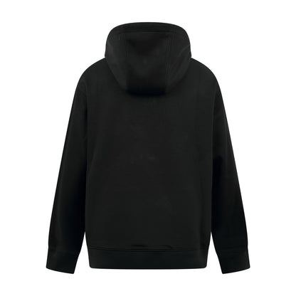 Fendi FF Embroidered Hooded Sweatshirt
