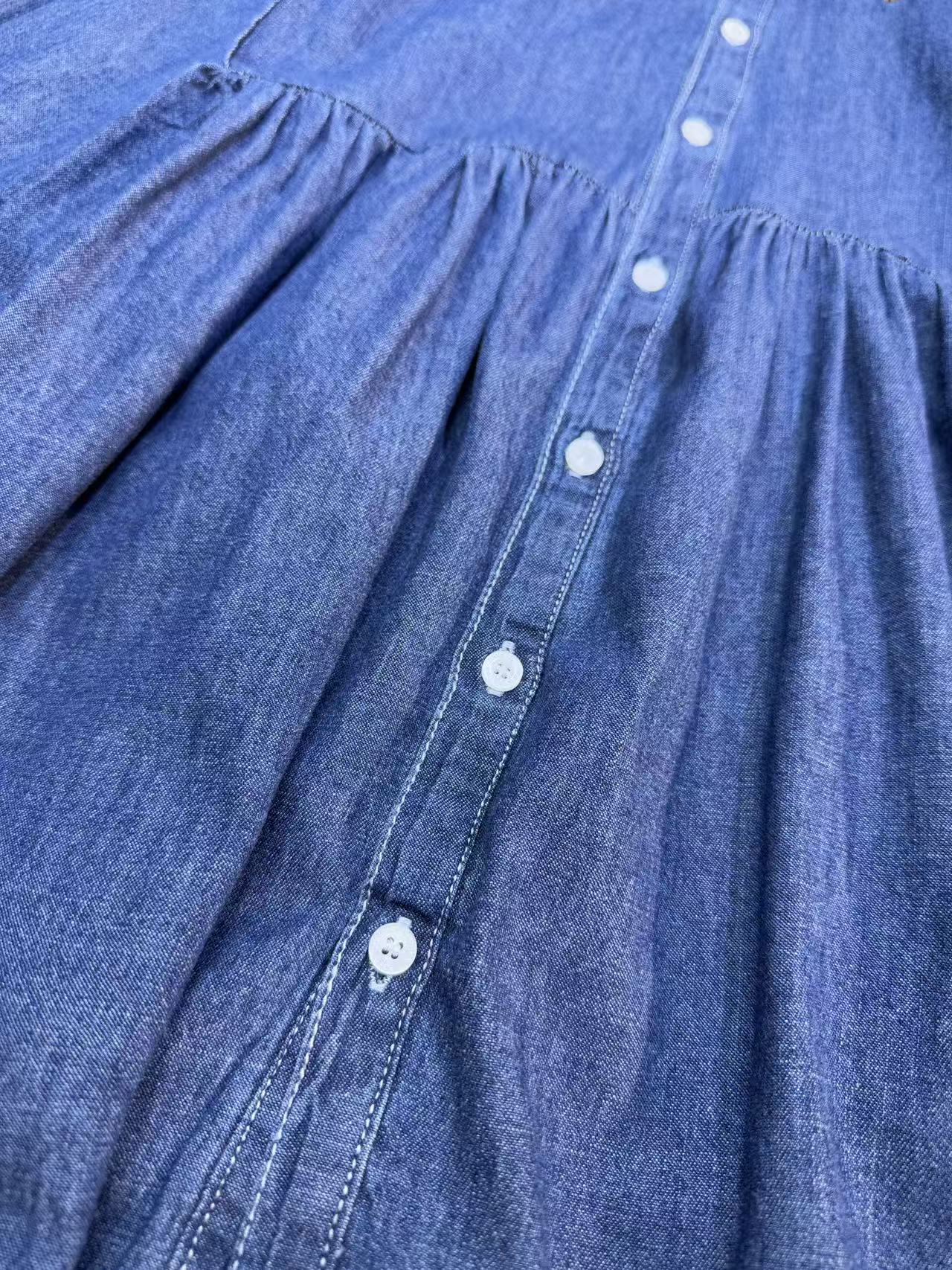 Ralph Lauren Kids Denim Shirt Dress – 2025SS – Kids Collection