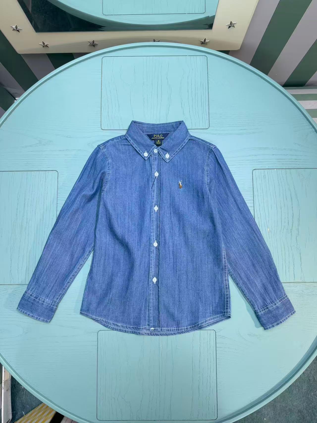 Ralph Lauren Polo Kids Denim Shirt – 2025SS