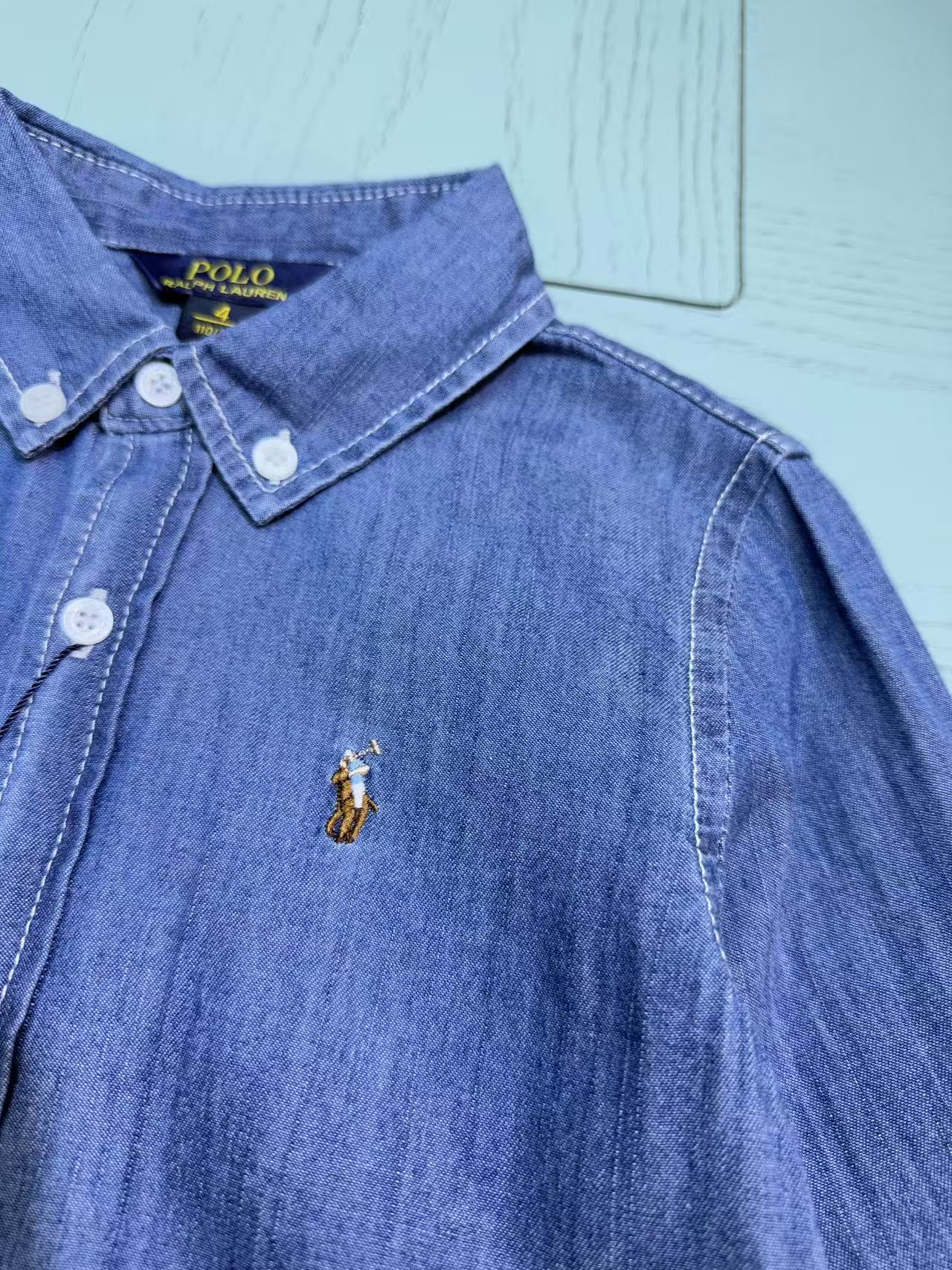 Ralph Lauren Polo Kids Denim Shirt – 2025SS