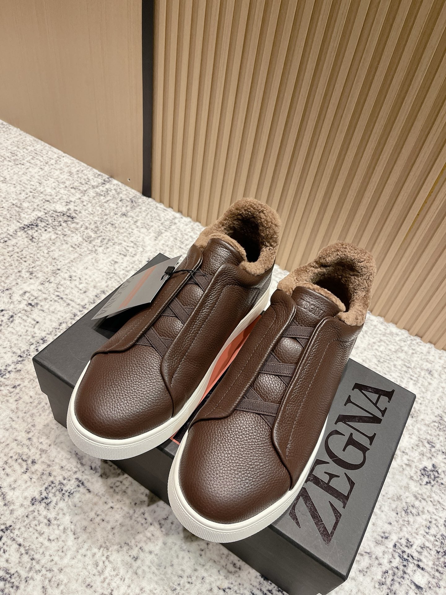 Zegna Triple Stitch Low-Top Casual Shoes – 2025SS