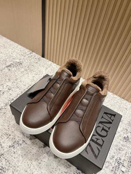 Zegna Triple Stitch Low-Top Casual Shoes – 2025SS