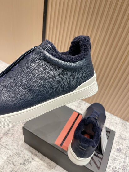 Zegna Triple Stitch Low-Top Casual Shoes – 2025SS