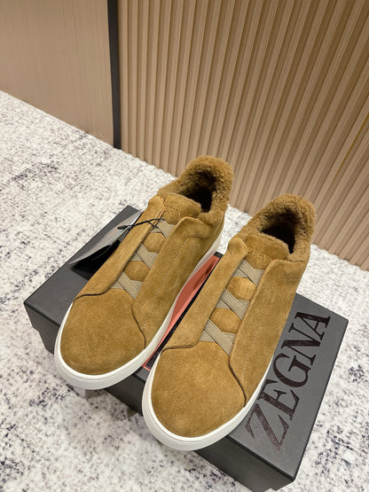Zegna Triple Stitch Low-Top Casual Shoes – 2025SS