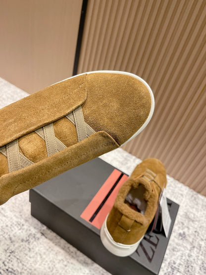 Zegna Triple Stitch Low-Top Casual Shoes – 2025SS