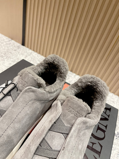 Zegna Triple Stitch Low-Top Casual Shoes – 2025SS