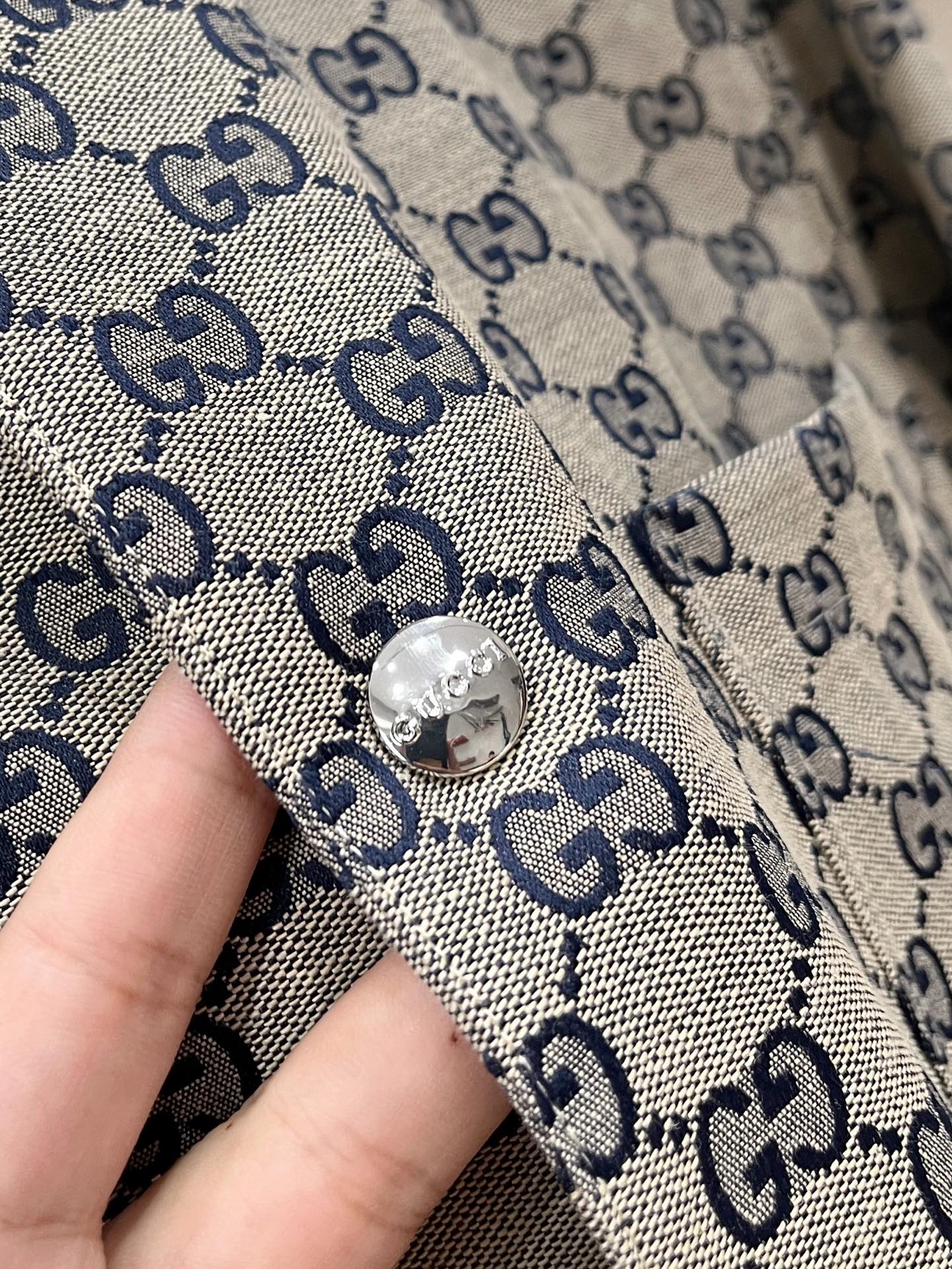 Gucci Double G Jacquard Multi-Pocket Lapel Jacket – 24FW
