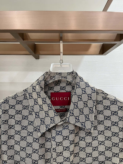 Gucci Double G Jacquard Multi-Pocket Lapel Jacket – 24FW