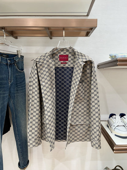 Gucci Double G Jacquard Multi-Pocket Lapel Jacket – 24FW