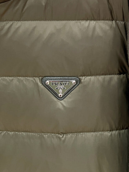 Prada Spliced Knit Down Jacket – FW2024
