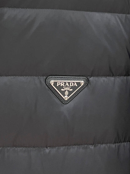 Prada Spliced Knit Down Jacket – FW2024