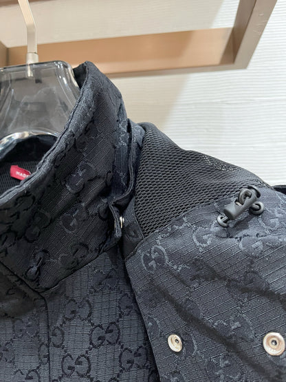 Gucci Detachable GG Canvas Trench Coat – 25FW