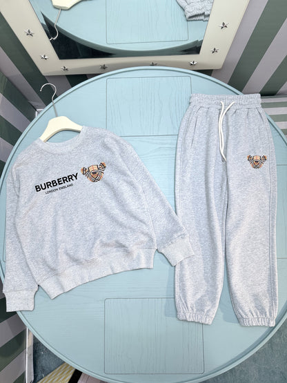 Burberry Kids Crewneck Sweatshirt Set – 2025FW