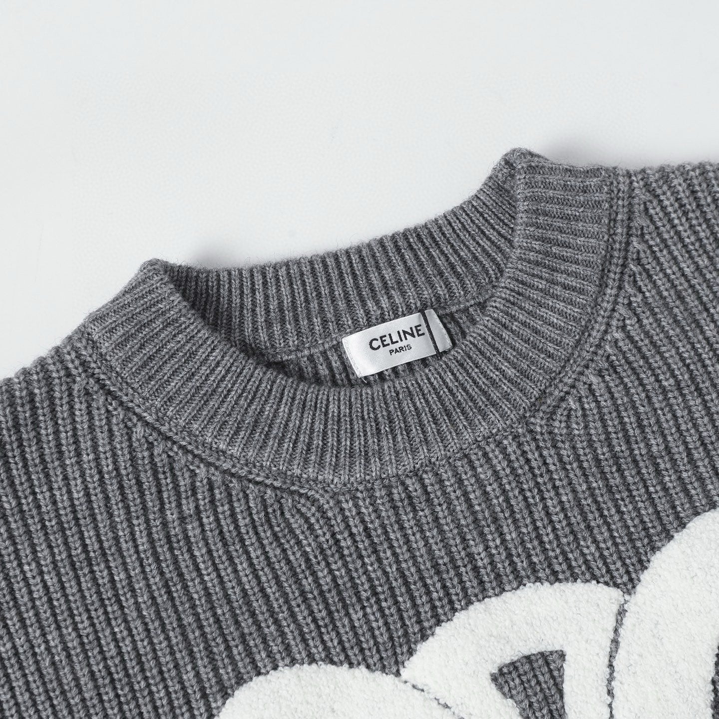 Celine Arc de Triomphe Logo Wool Sweater – 25FW