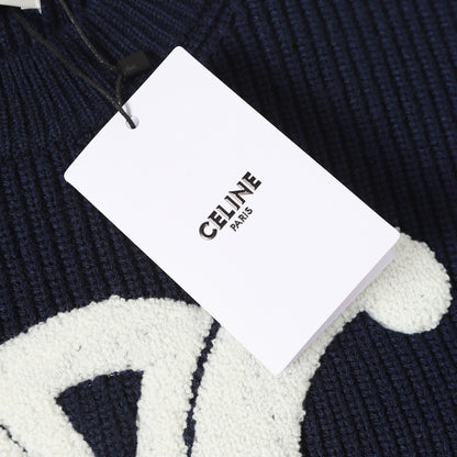 Celine Arc de Triomphe Logo Wool Sweater – 25FW