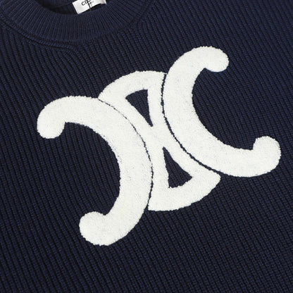 Celine Arc de Triomphe Logo Wool Sweater – 25FW