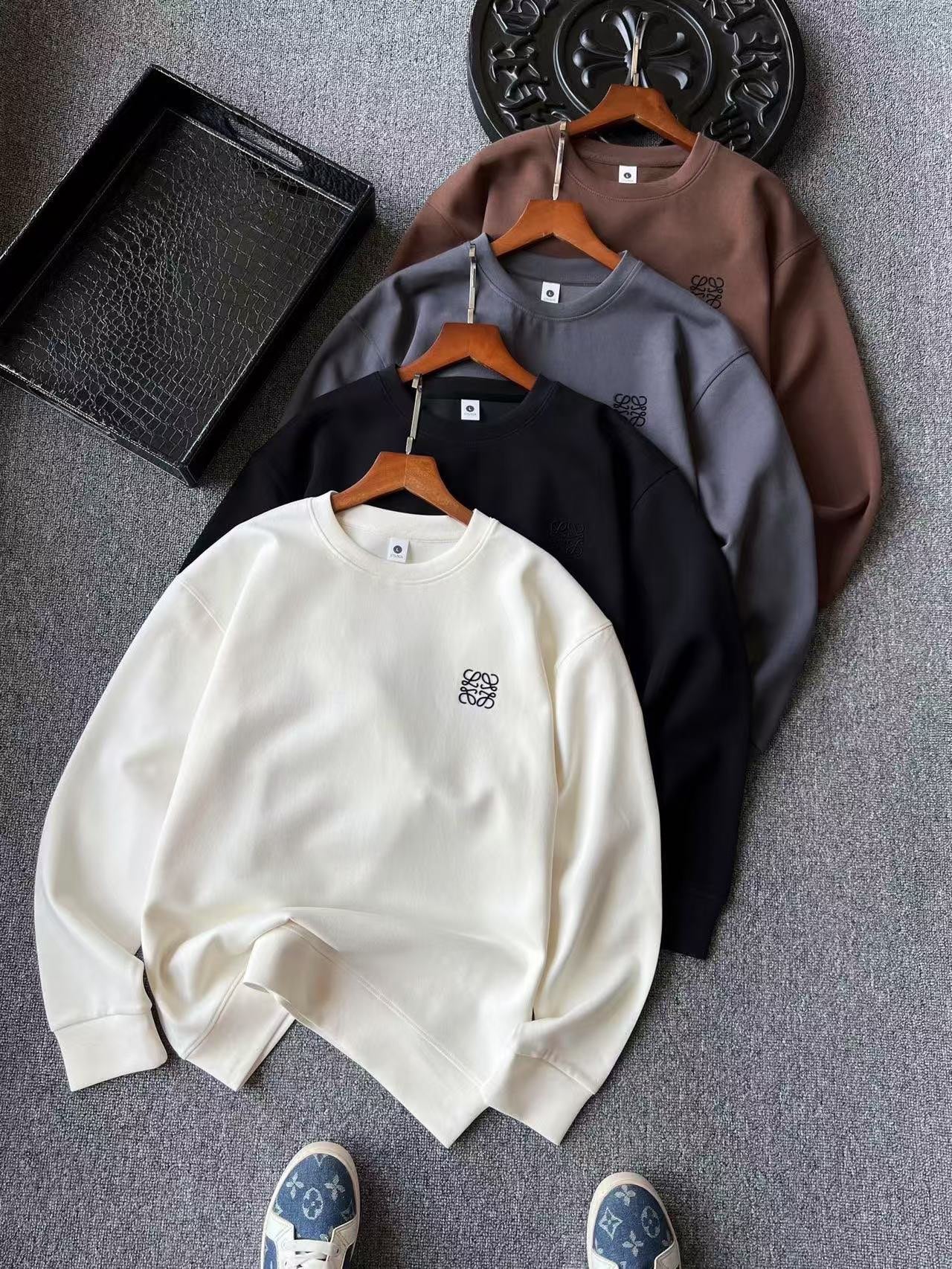 Loewe Air Cotton Round Neck Sweatshirt