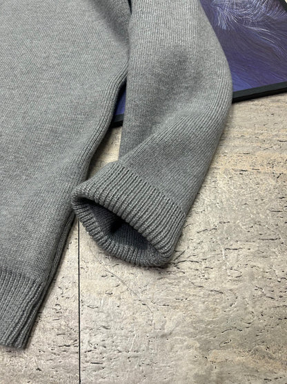 Miu Miu Logo Wool Blend Cardigan – 25FW