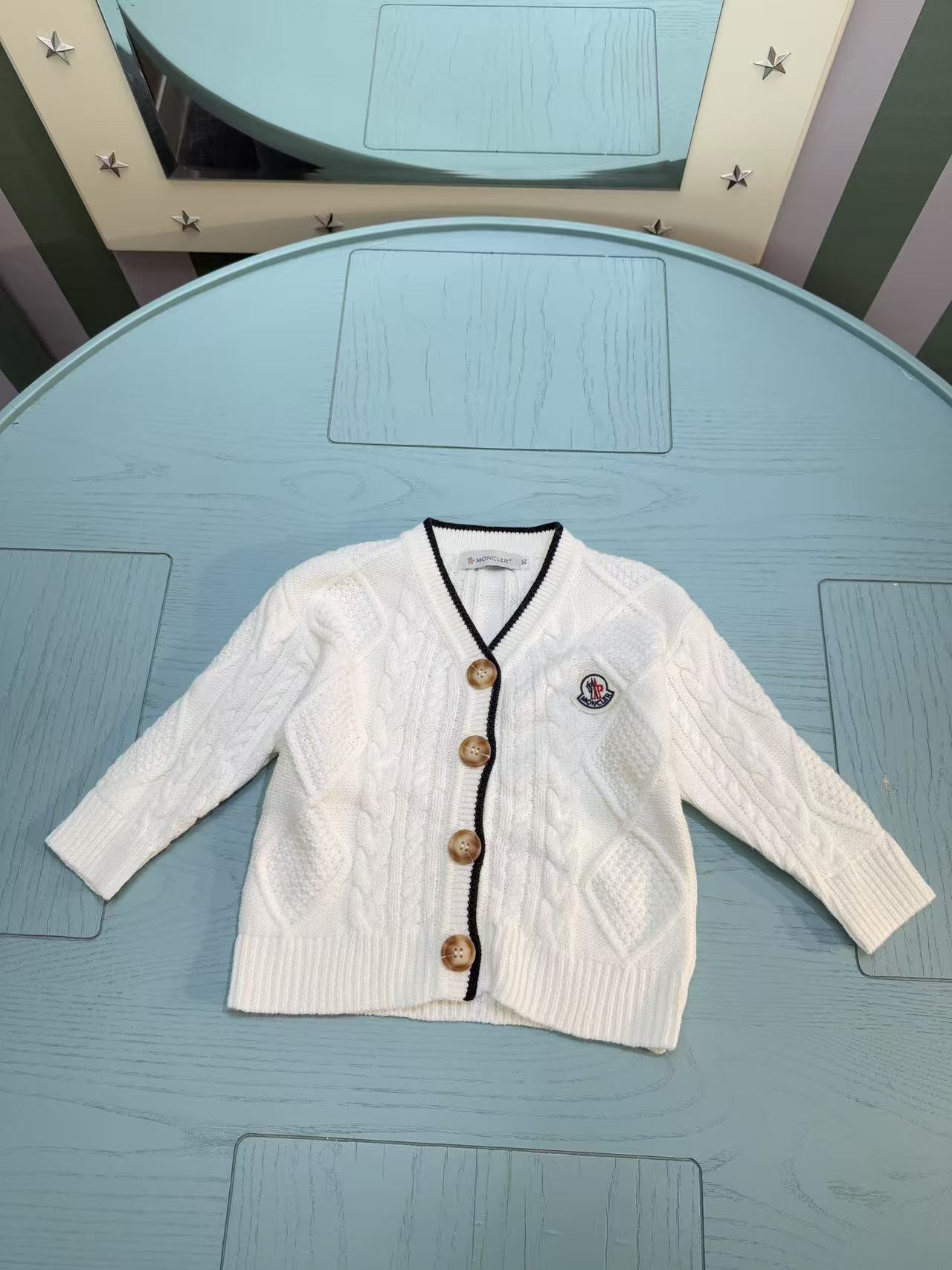 Moncler Classic Knit Cardigan – Kids Collection – 2025SS