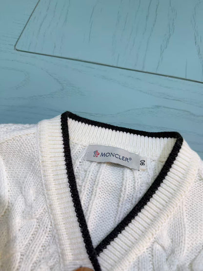 Moncler Classic Knit Cardigan – Kids Collection – 2025SS