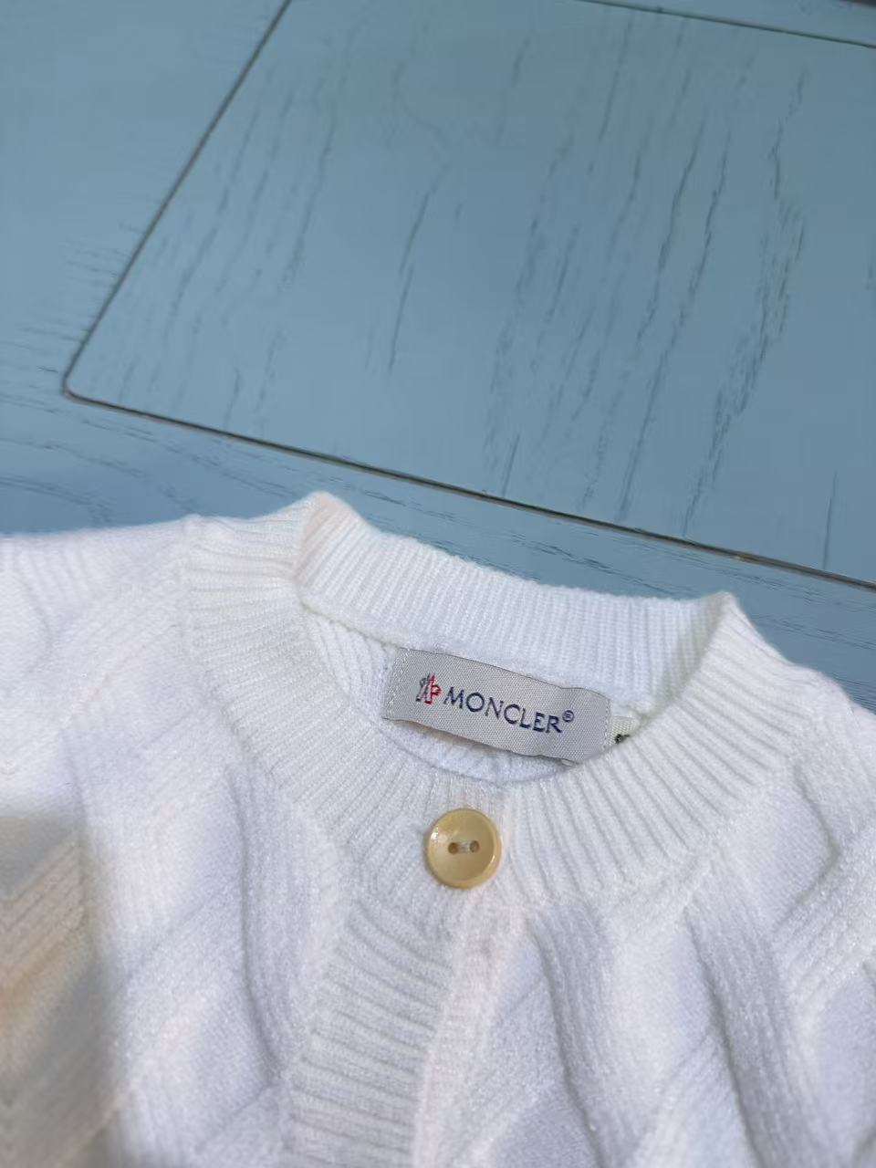 Moncler Classic Knitted Infant Romper – Kids Collection – 2025FW