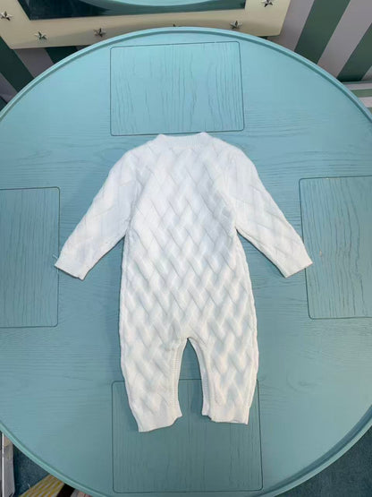 Moncler Classic Knitted Infant Romper – Kids Collection – 2025FW
