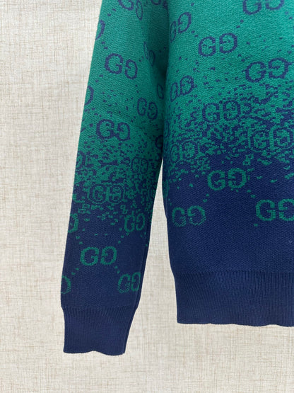 Gucci Gradient Double G Knit Cardigan