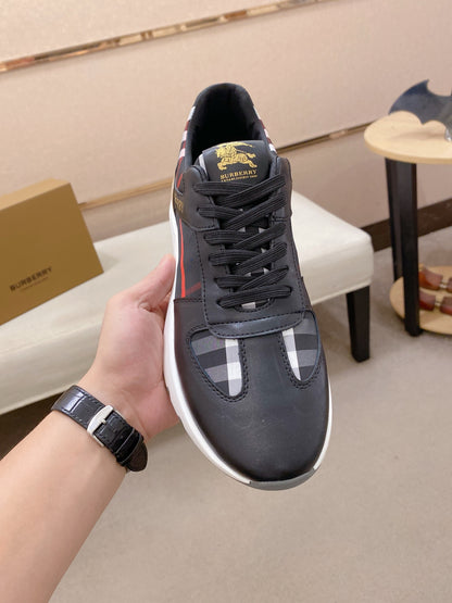 Burberry Italian Calfskin Leather Loafers