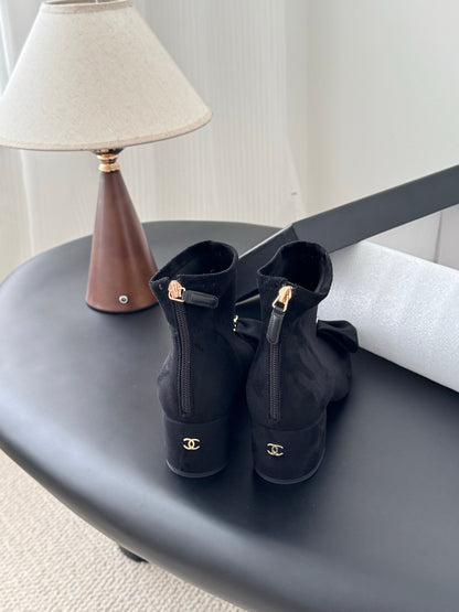 Chanel Bow Ankle Boots – 25K Collection