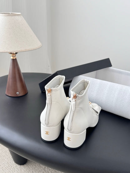 Chanel Bow Ankle Boots – 25K Collection
