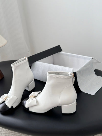 Chanel Bow Ankle Boots – 25K Collection