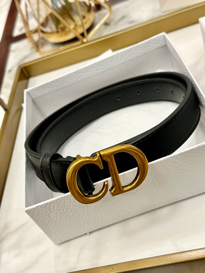 Dior Classic Leather Belt – 3.0cm