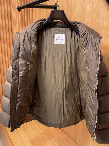 Moncler Stand Collar Embossed Down Jacket – Limited Edition