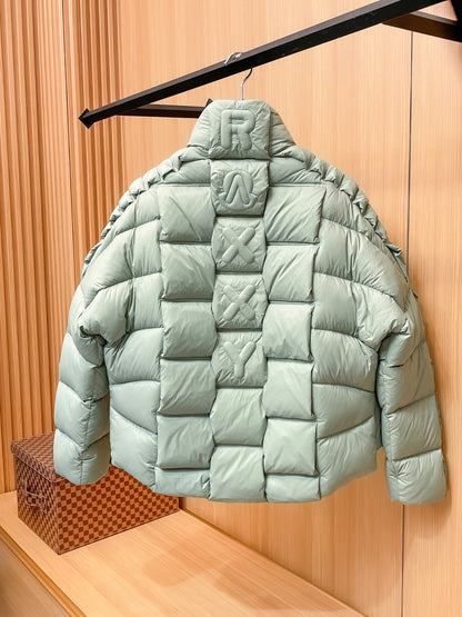 Moncler Stand Collar Embossed Down Jacket – Limited Edition
