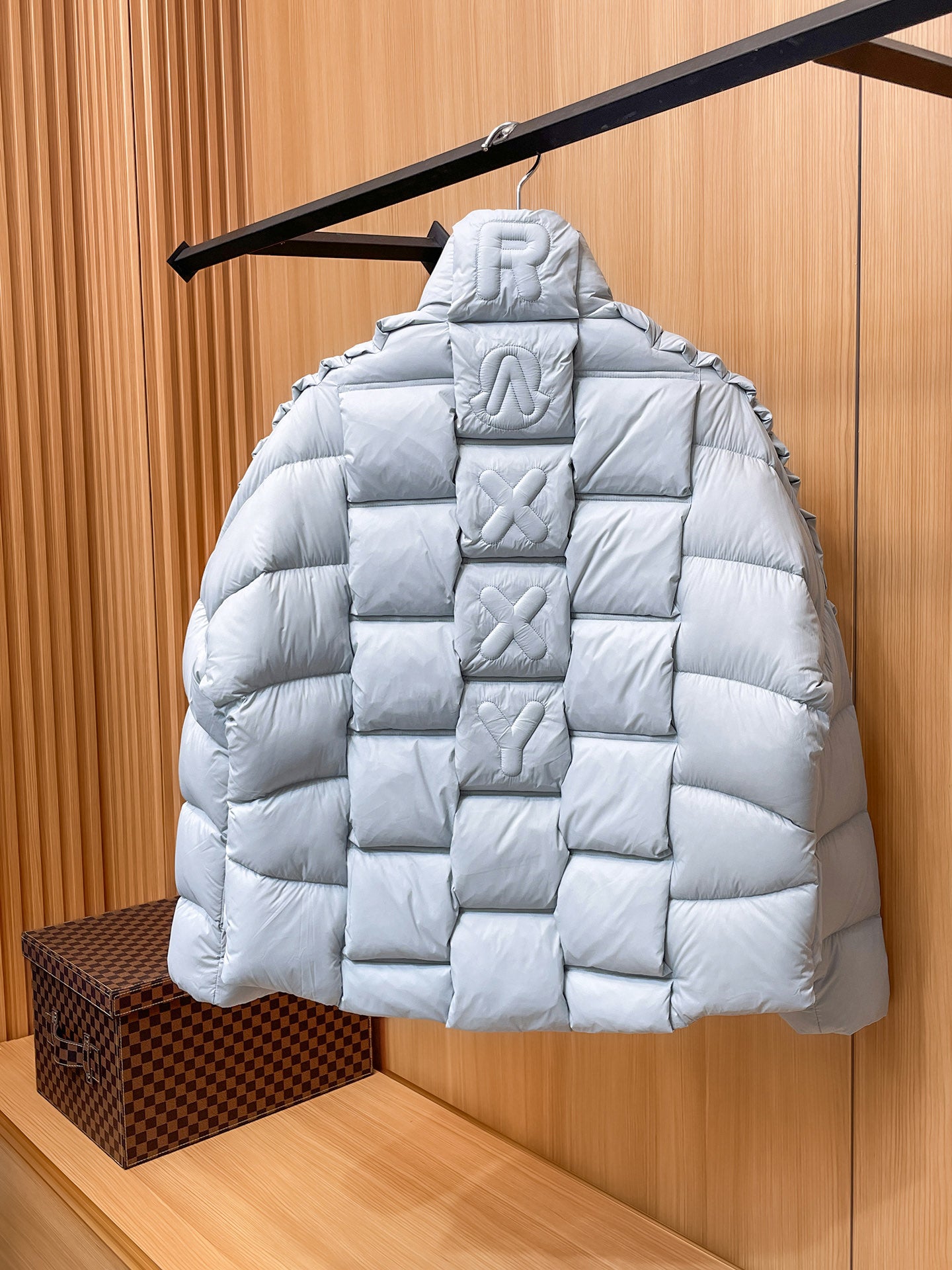 Moncler Stand Collar Embossed Down Jacket – Limited Edition