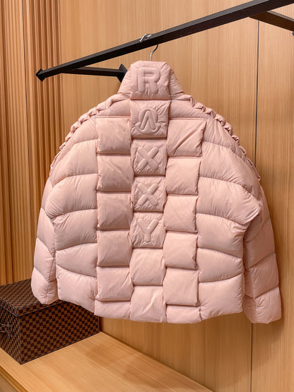 Moncler Stand Collar Embossed Down Jacket – Limited Edition