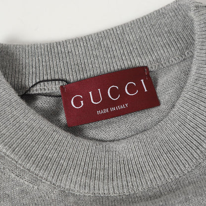 Gucci Colorful Double G Intarsia Knit Sweater