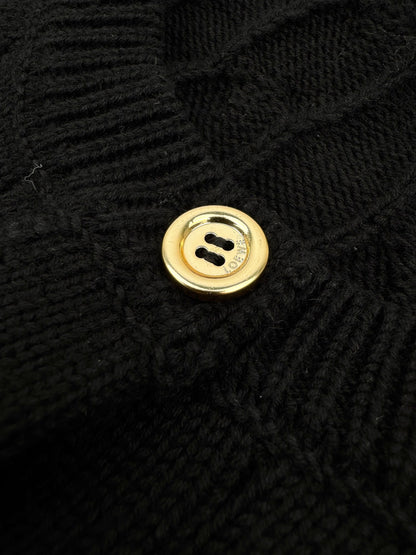 Loewe Anagram Embroidered Cotton Cardigan