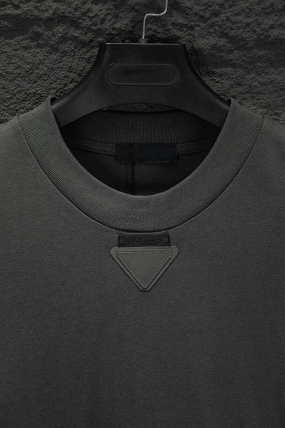 Prada Embroidered Oversize Long Sleeve T-Shirt