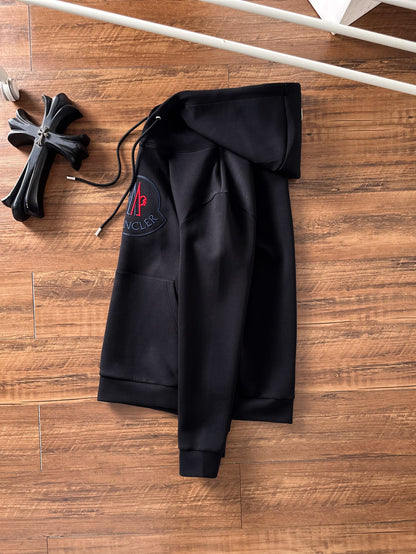 Moncler Unisex Logo Hooded Sweatshirt – 2025FW
