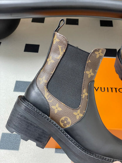 Louis Vuitton LV Beaubourg Chelsea Ankle Boots – 25FW