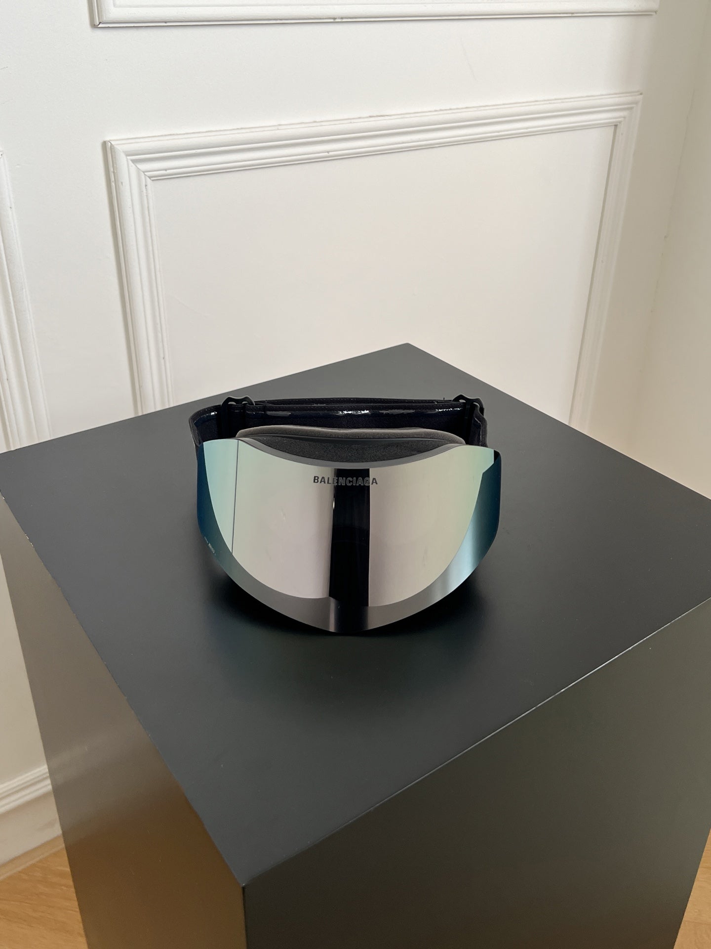Balenciaga Silver Ski Goggles