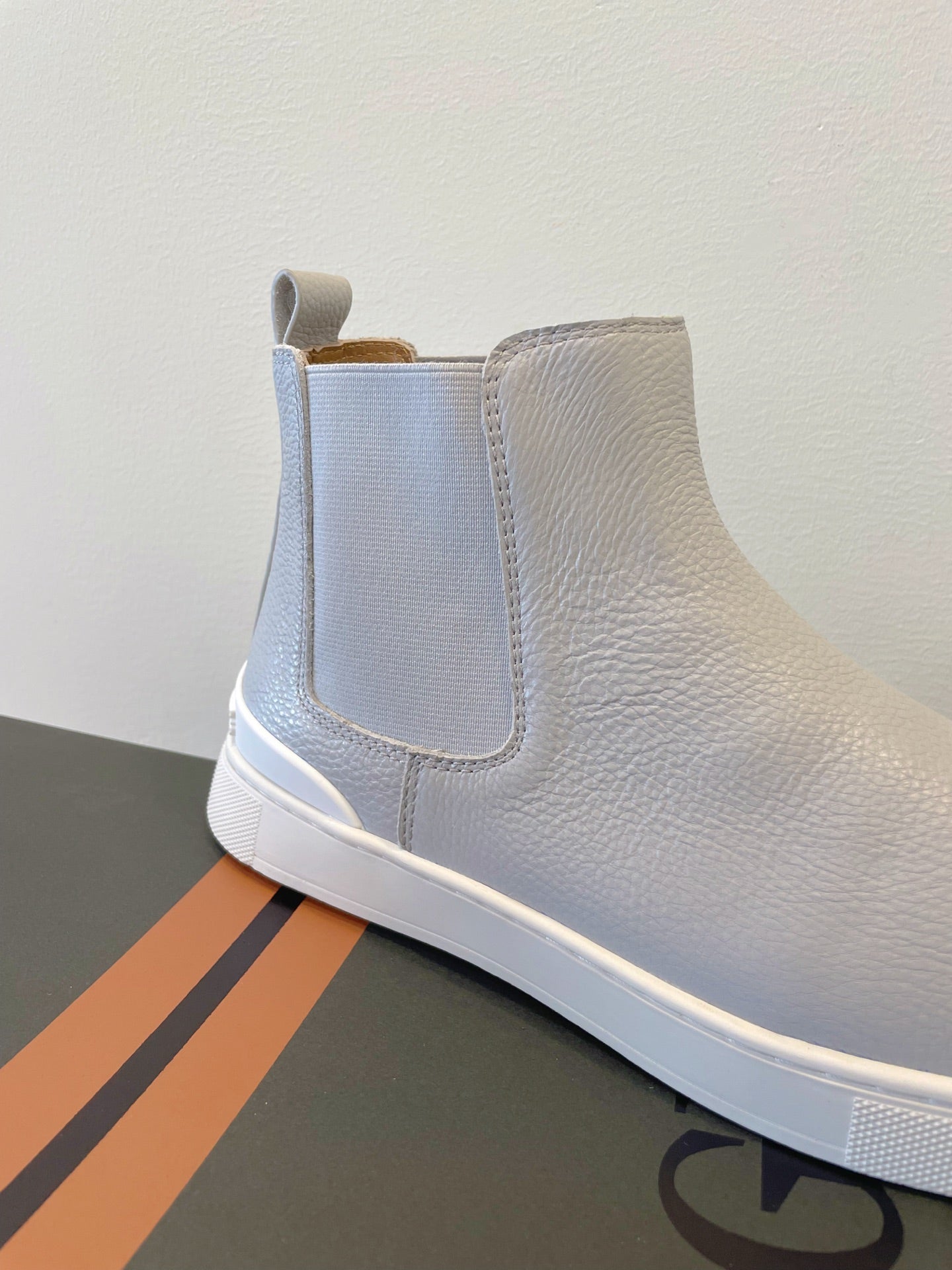 Zegna COUTURE Triple Stitch Leather Sneakers