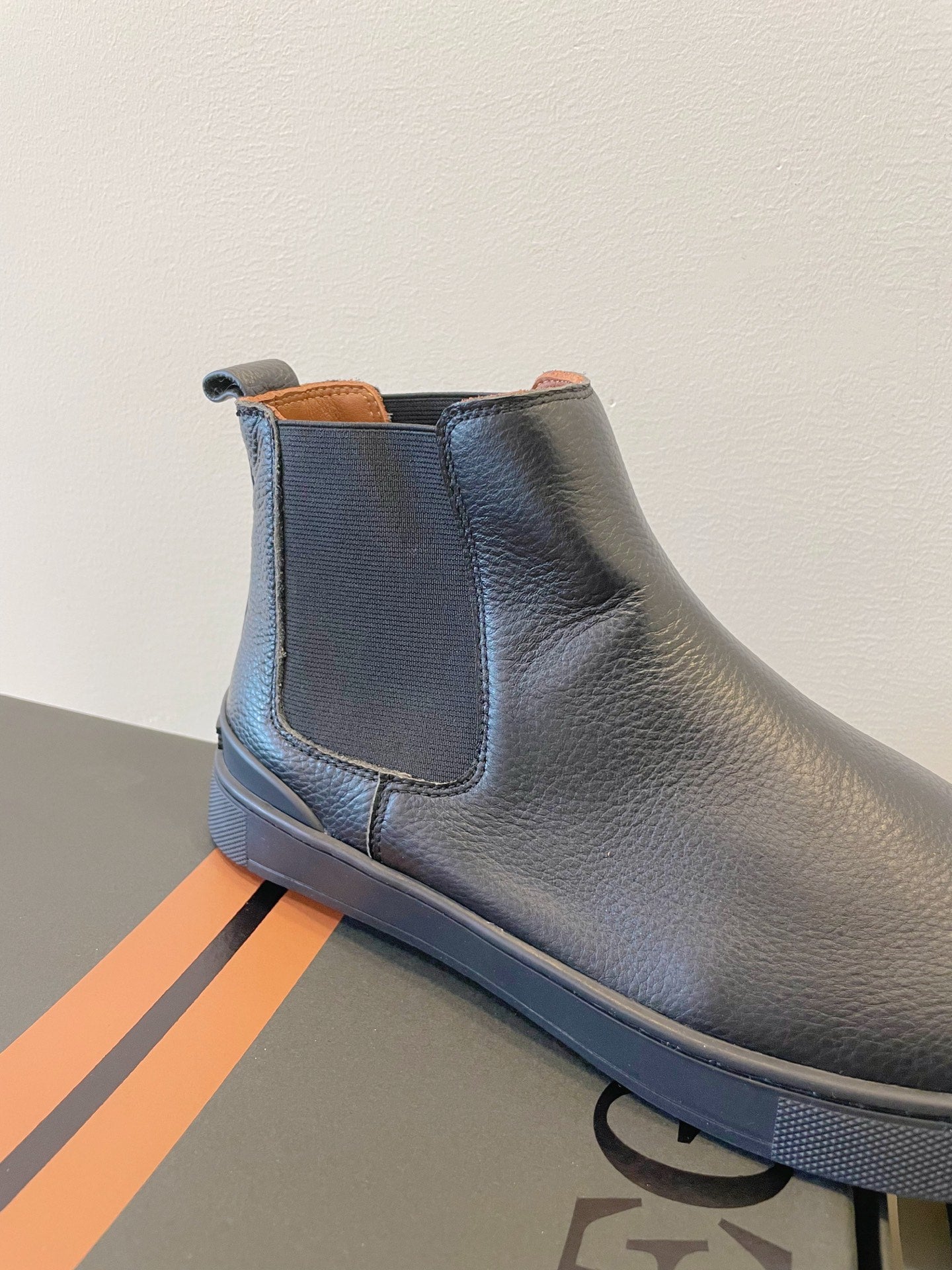 Zegna COUTURE Triple Stitch Leather Sneakers