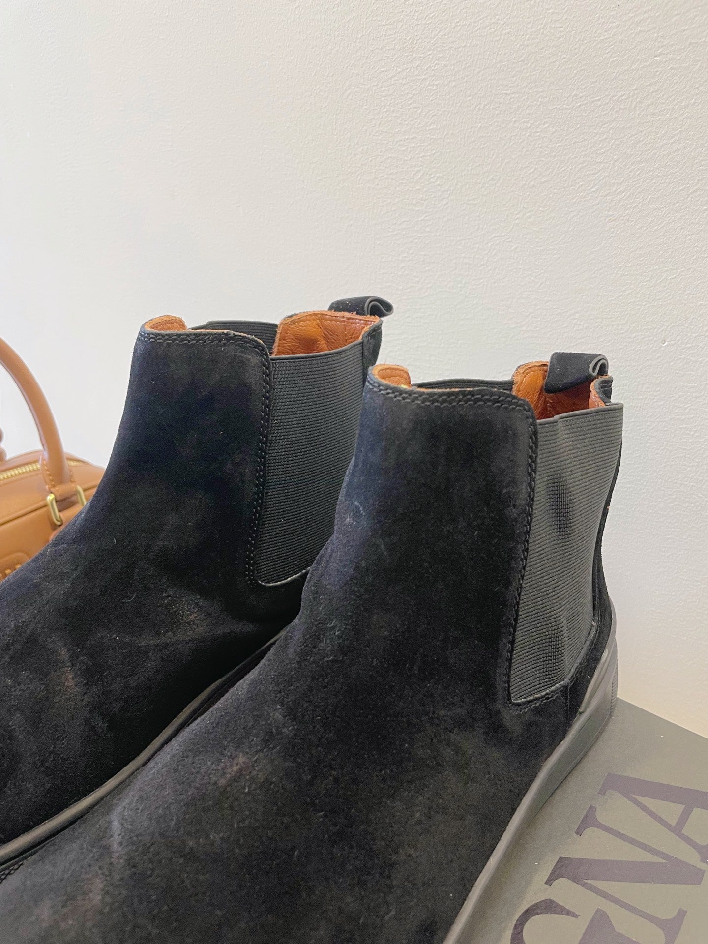 Zegna COUTURE Triple Stitch Leather Sneakers