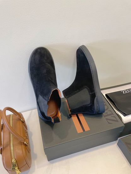 Zegna COUTURE Triple Stitch Leather Sneakers