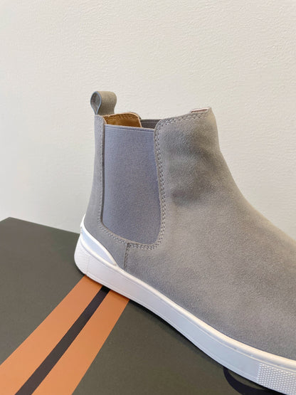 Zegna COUTURE Triple Stitch Leather Sneakers