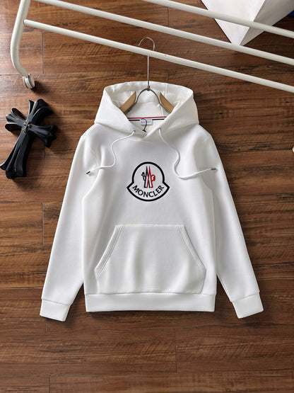 Moncler Unisex Logo Hooded Sweatshirt – 2025FW