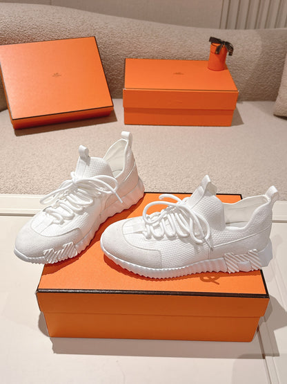 Hermès Classic Couple's Casual Sneakers