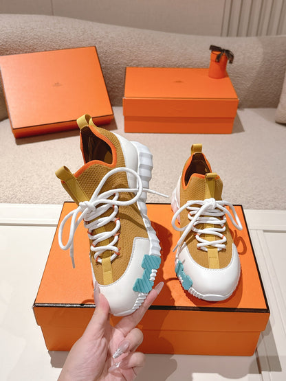 Hermès Classic Couple's Casual Sneakers
